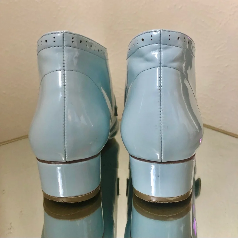 B.A.I.T. Patent Leather 60s style Retro Shoes - Picture 4 of 6